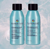 Pureology Strength Cure Shampoo & conditioner 1.7 oz travel DUO care
