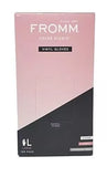 Fromm Color Studio Disposable Vinyl Clear Gloves (100 Gloves per Box) pure