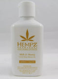 Hempz Milk & Honey body moisturizer Lotion : 2.25 oz travel