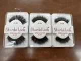 Stardel Lash 100% Human Hair Eyelashes Black: SF 102 (pack of 3)
