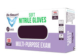 Dr. Smart Soft Nitrile Exam Gloves Small Non Latex 100 Count Powder Free pure