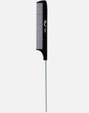 Krest 4641 Black Perm Extra Fine Teeth Comb 8 1/2" - 1pc fs