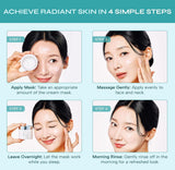 Marinavi Seaweed Repair Sleeping Mask Overnight Cream 2.7 oz Made in Korea care