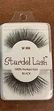 Stardel Eye Lashes 100% Human Hair Black ONE pair Choose Number
