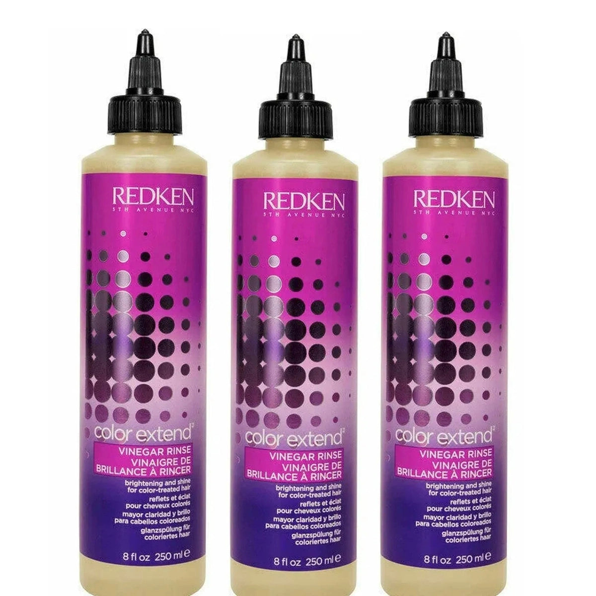 3 PACK - Redken / Color Extend Vinegar Rinse 8 oz ✔ sale