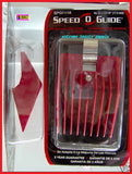 Speed O Guide Clipper Blade Guide Red Comb #2-11/16" care