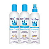 Fairy Tales Super Charge Detangling Shampoo & leave in spray(12oz) 3pc Set care