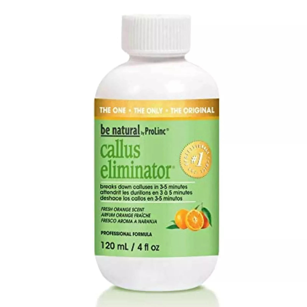 4 oz ProLinc Be Natural Callus Eliminator Fresh Orange Scent care