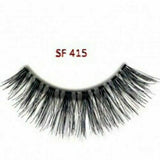 Stardel Eye Lashes 100% Human Hair Black one pair Choose Number