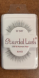 Stardel Eye Lashes 100% Human Hair Black one pair Choose Number