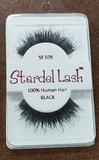 Stardel Eye Lashes 100% Human Hair Black one pair Choose Number