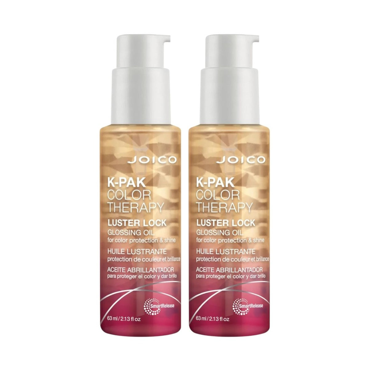 2-pack Joico K-PAK Color Therapy Luster Lock Glossing Oil 2.13 oz / pure