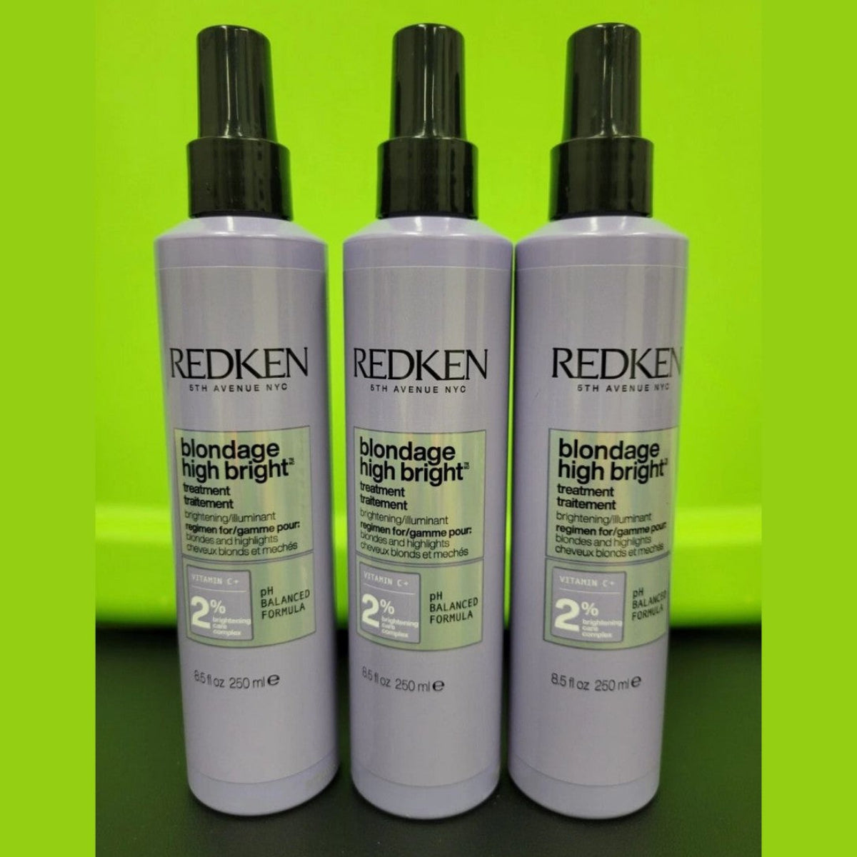 3-pack Redken Blondage / High Bright Treatment 8.5 oz