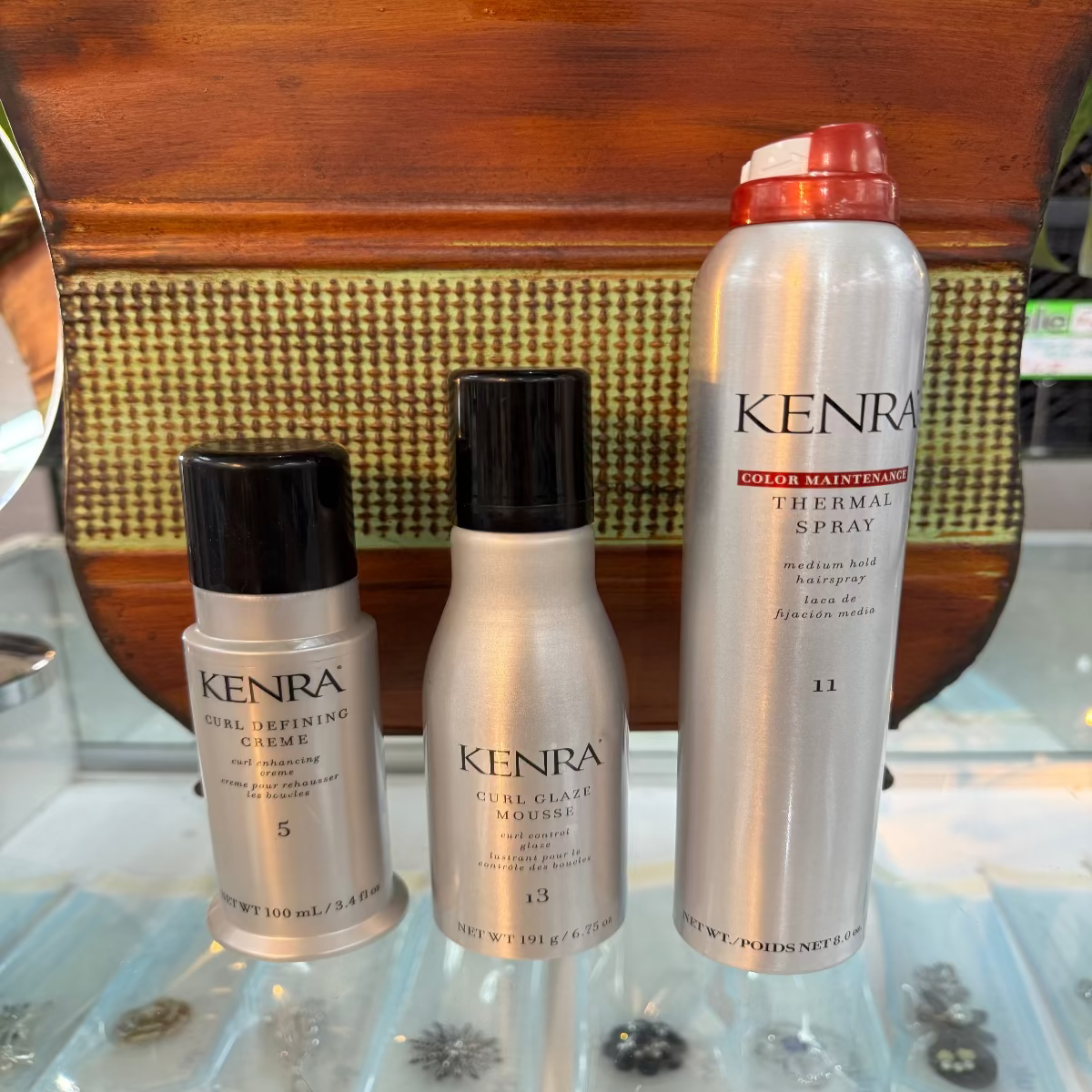 Set of 3 - Kenra Flexible Curl Protection / Styling Kit