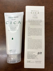 Capstay Deep Pure Cica - Foam Cleanser 5.7 oz / Made in Korea sale pure