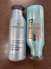 Pureology Strength Cure BLONDE Shampoo 9 oz & Conditioner 8.5 oz Duo pure