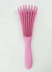 Flexable Detangling Hair Brush Wet/Dry Detangle Curly Natural pink care