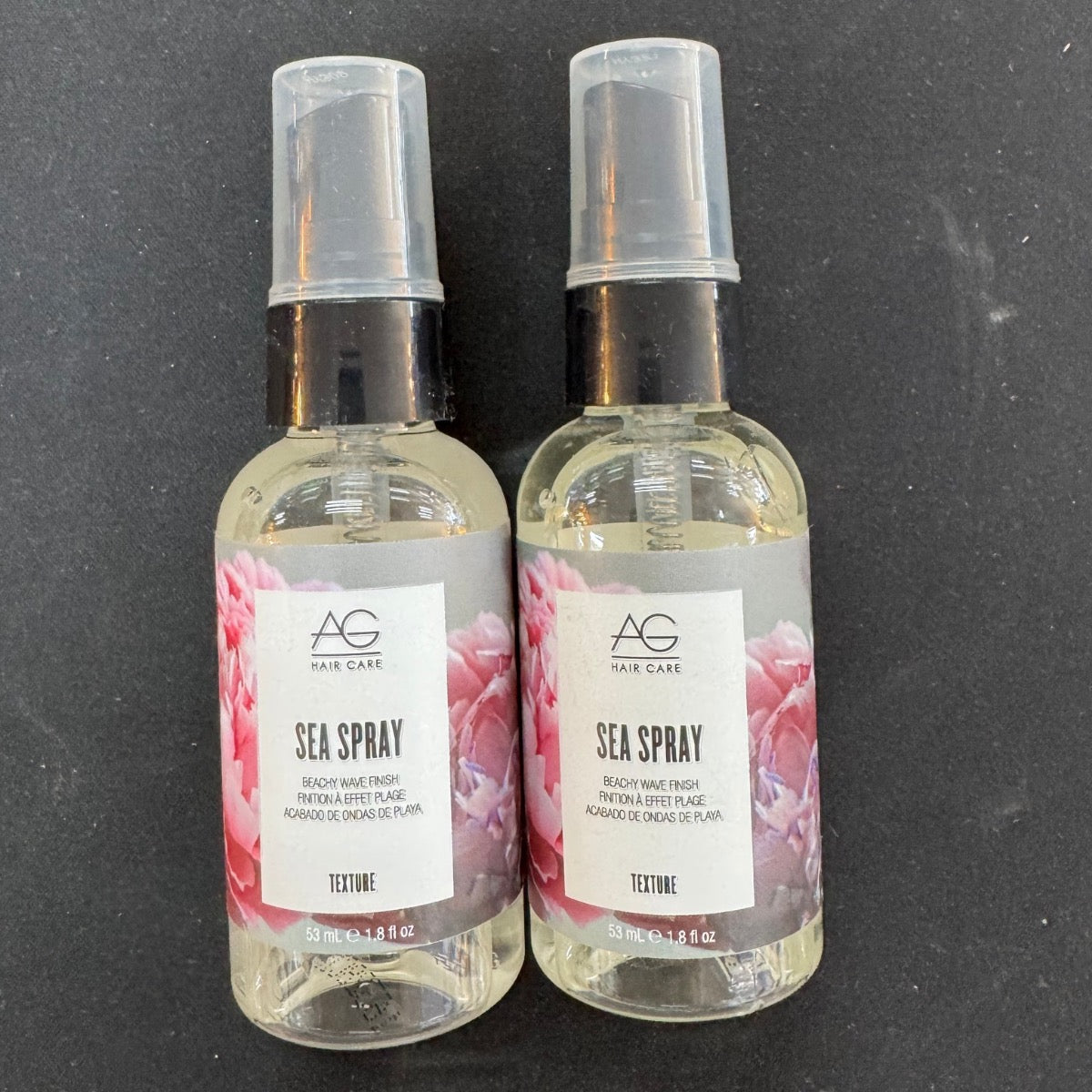 2 pack - AG Hair Sea Spray / Beach Wave Finish 1.8 oz Travel
