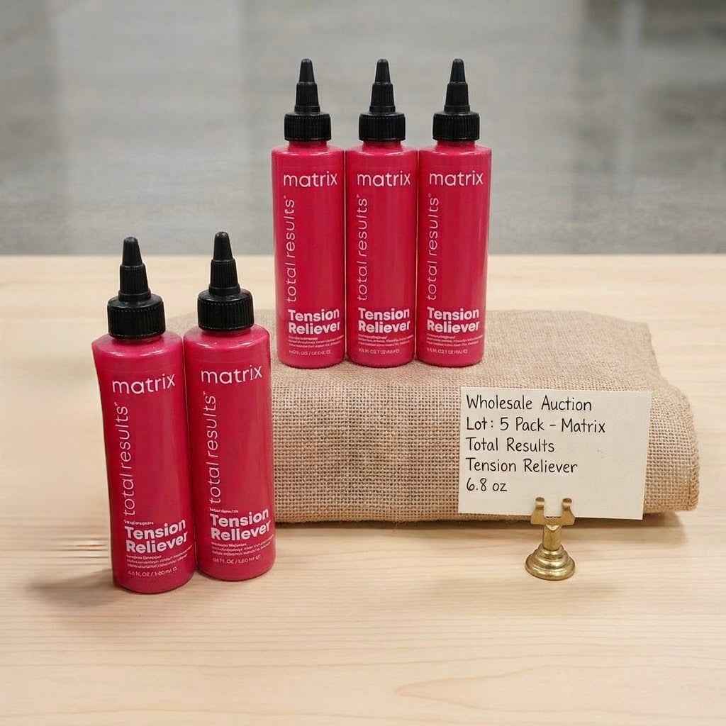 Lot of 5 - Matrix Total Results Tension Reliever Insta cure Scalp Serum 6.8 oz / pure