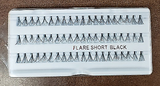 Stardel Eye Lashes 100% Human Hair Black one pair Choose FLARE OR SINGLE