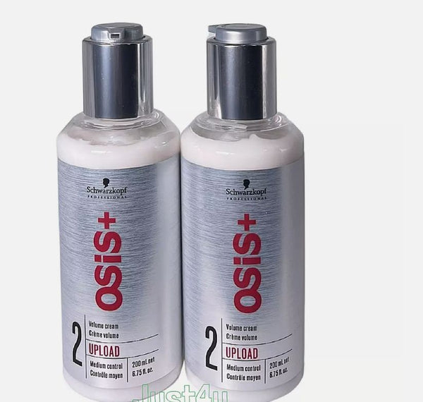 Schwarzkopf Osis+ 2 Upload Volume Cream 6.75 oz (pack of 2
