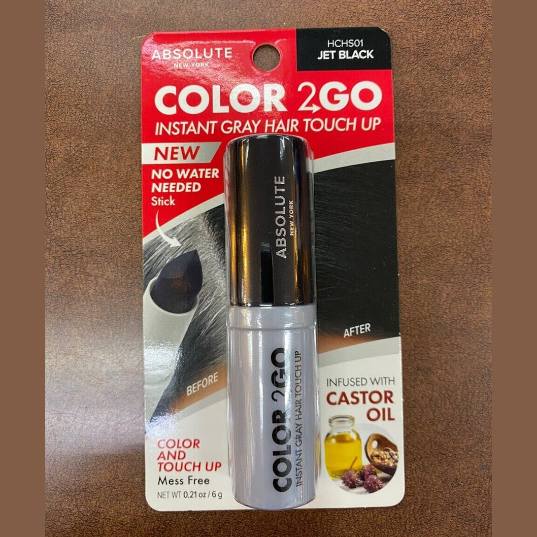 Absolute Instant Gray Hair Touch up, STICK (Jet Black) HCHS01 6g - pure fs