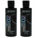 Redken 02 Dry / Shampoo Powder with Charcoal 2.1 oz.(Pack of 2) aura