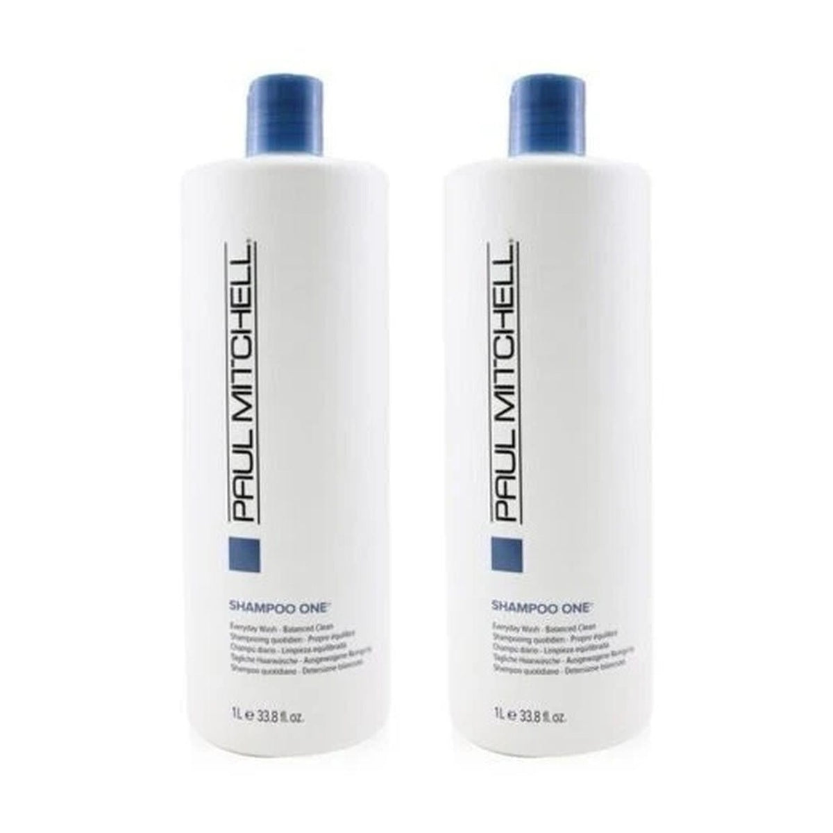 Paul Mitchell Shampoo One 33.8 oz bottles pack of 2 with blue caps