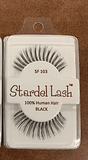 Stardel Lash 100% Human Hair Eyelashes Black: SF 113 (pack of 3)