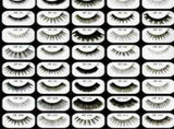 Stardel Eye Lashes 100% Human Hair Black one pair Choose.. Number