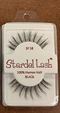 Stardel Eye Lashes 100% Human Hair Black one pair Choose.. Number