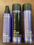 Matrix Total Result / So Silver (Shampoo, Conditioner, Leave In) - 3pc Set