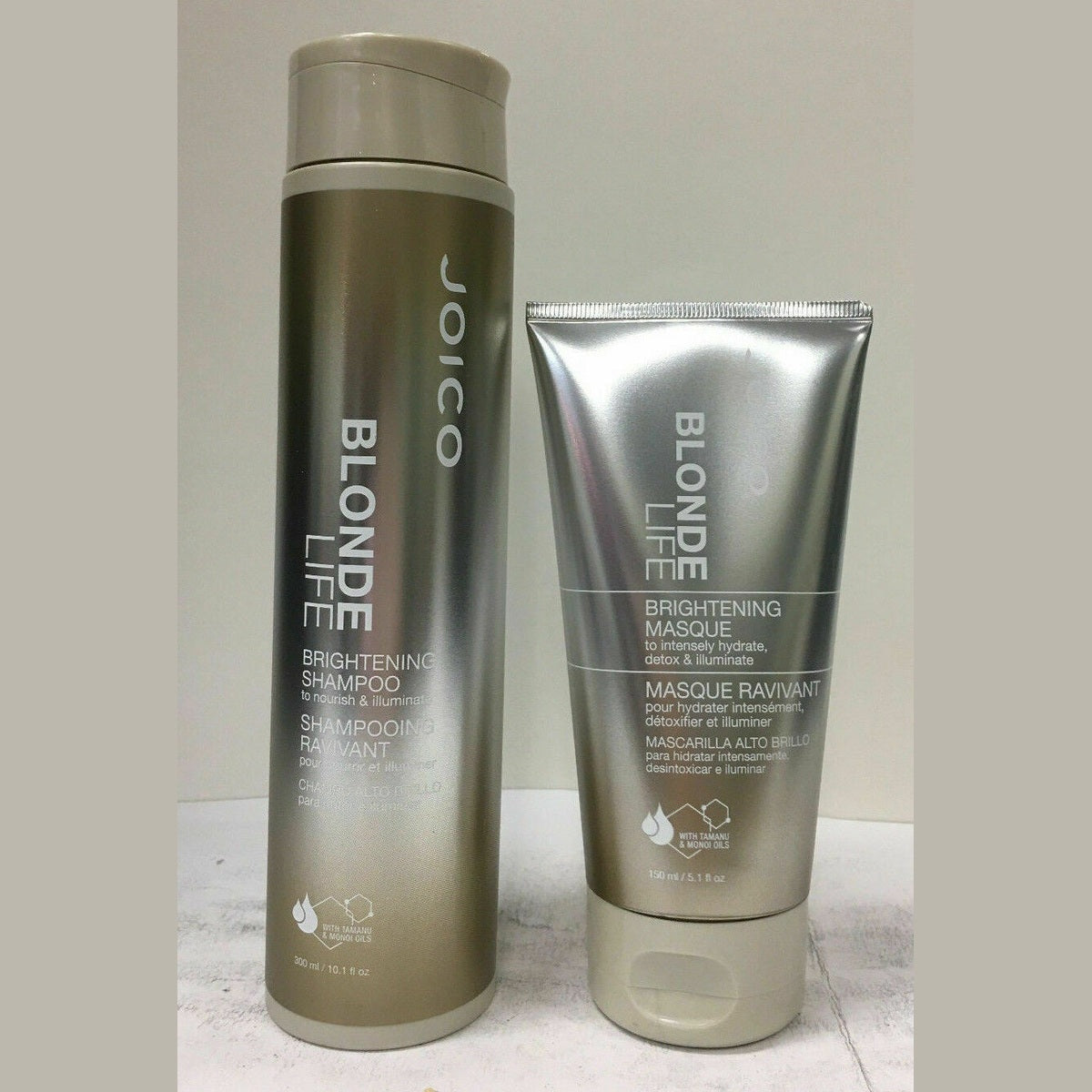 Joico Blonde Life / Brightening Shampoo 10 oz & Masque 5.1 oz- duo