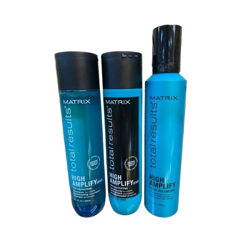 Matrix Total Results / Amplify Shampoo & Condi DUO+ Mousse 8.3 oz - 3pc set