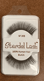 Stardel Lash 100% Human Hair Eyelashes Black: SF 113 (pack of 3)