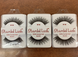 Stardel Lash 100% Human Hair Eyelashes Black: SF 05 (pack of 3) FS