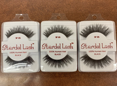 Stardel Lash 100% Human Hair Eyelashes Black: SF 05 (pack of 3) FS