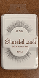 Stardel Lash 100% Human Hair Eyelashes Black: SF 113 (pack of 3)