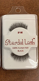 Stardel Eye Lashes 100% Human Hair Black one pair Choose.. Number