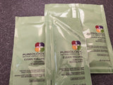 Pureology haircare samples Clean Volume Shampoo & Conditioner .35 oz (pack of 2)