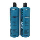 Sexy Hair Healthy Moisture Shampoo and Conditioner 33oz LITER DUO**