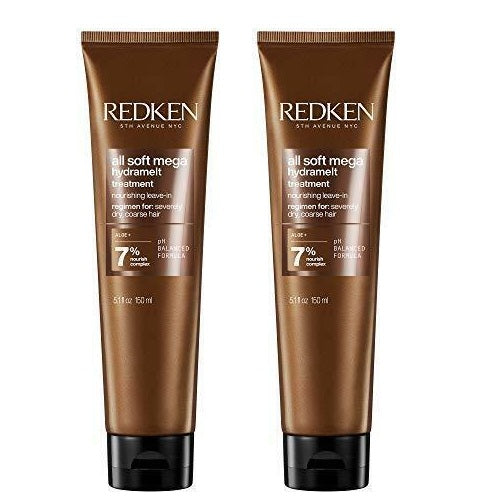 2-Pack Redken All Soft / Mega Hydramelt, Leave In Treatment 5 oz new package sale