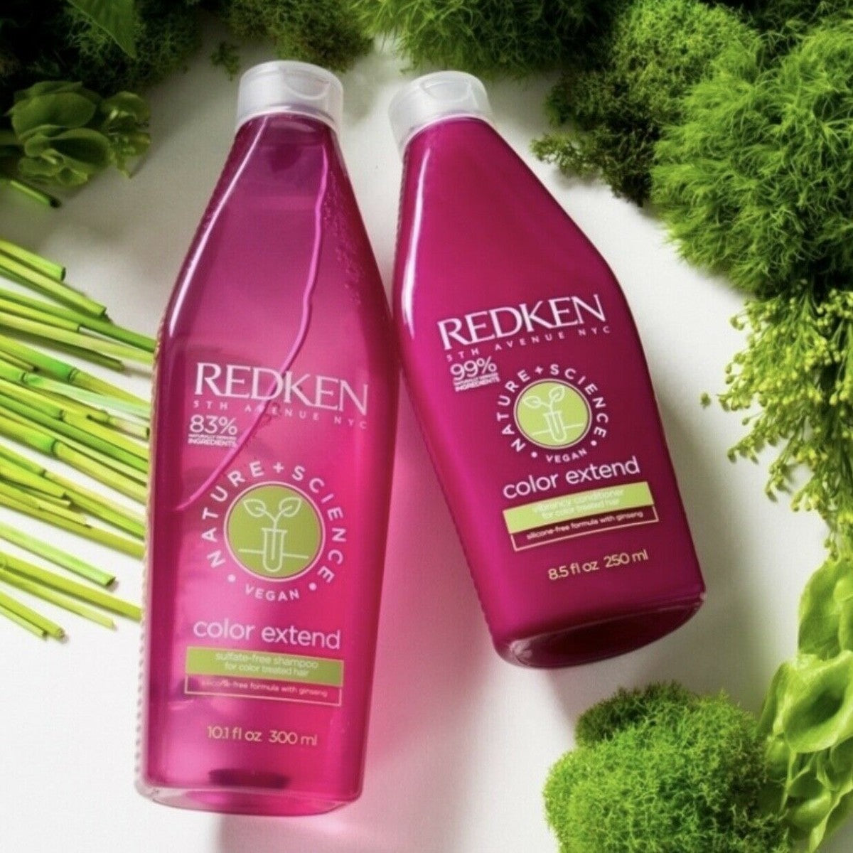 Duo Redken Nature Science / Color Extend, Shampoo & Conditioner 10 oz - pure