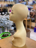 Female used Mannequin Doll Head Wig Hat Jewelry Display 18"inch Light TAN