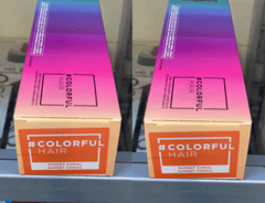 2 PACK - Loreal Colorful Semi-Permanent Haircolor: 3 oz Sunset Coral