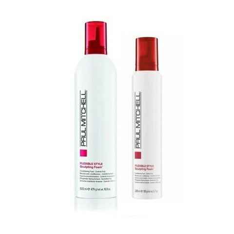Paul Mitchell Flexible Style Sculpting Foam 16oz & 6oz 2PC Duo pure
