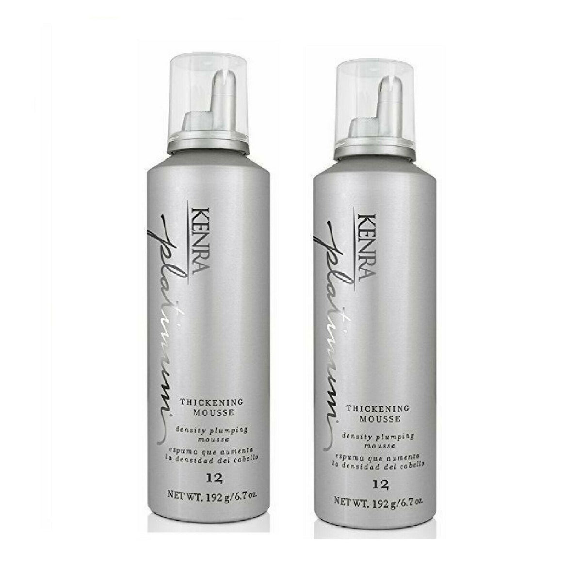 2-pack Kenra Platinum / Thickening Mousse 6.7 oz