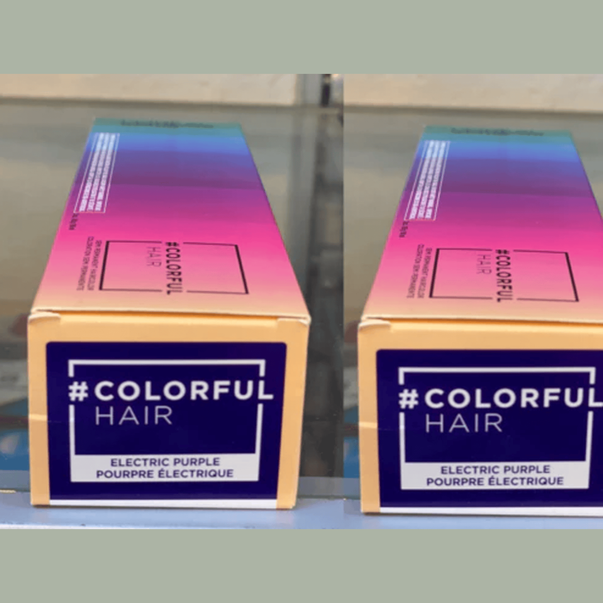 2-packLoreal Colorful Semi-Permanent / Haircolor, 3 oz Electric Purple