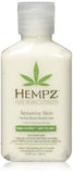 Hempz Sensitive Skin Herbal Body Moisturizer, Off White, 2.25oz
