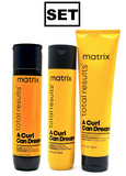 Matrix Total Results / A Curl Can Dream Shampoo & Cowash Conditioner + Rich Mask - 3pc set
